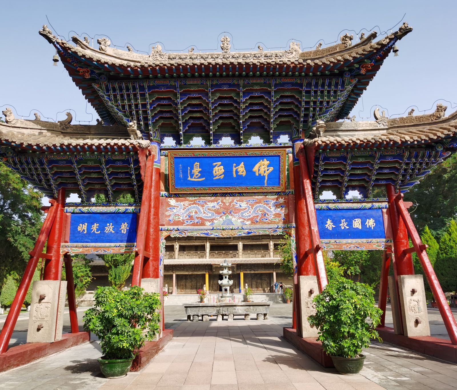 张掖大佛寺